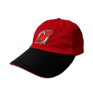 New Jersey Devils FSN Fox Sports Network Adj Strap Back Embroidered Hat Cap NWOT